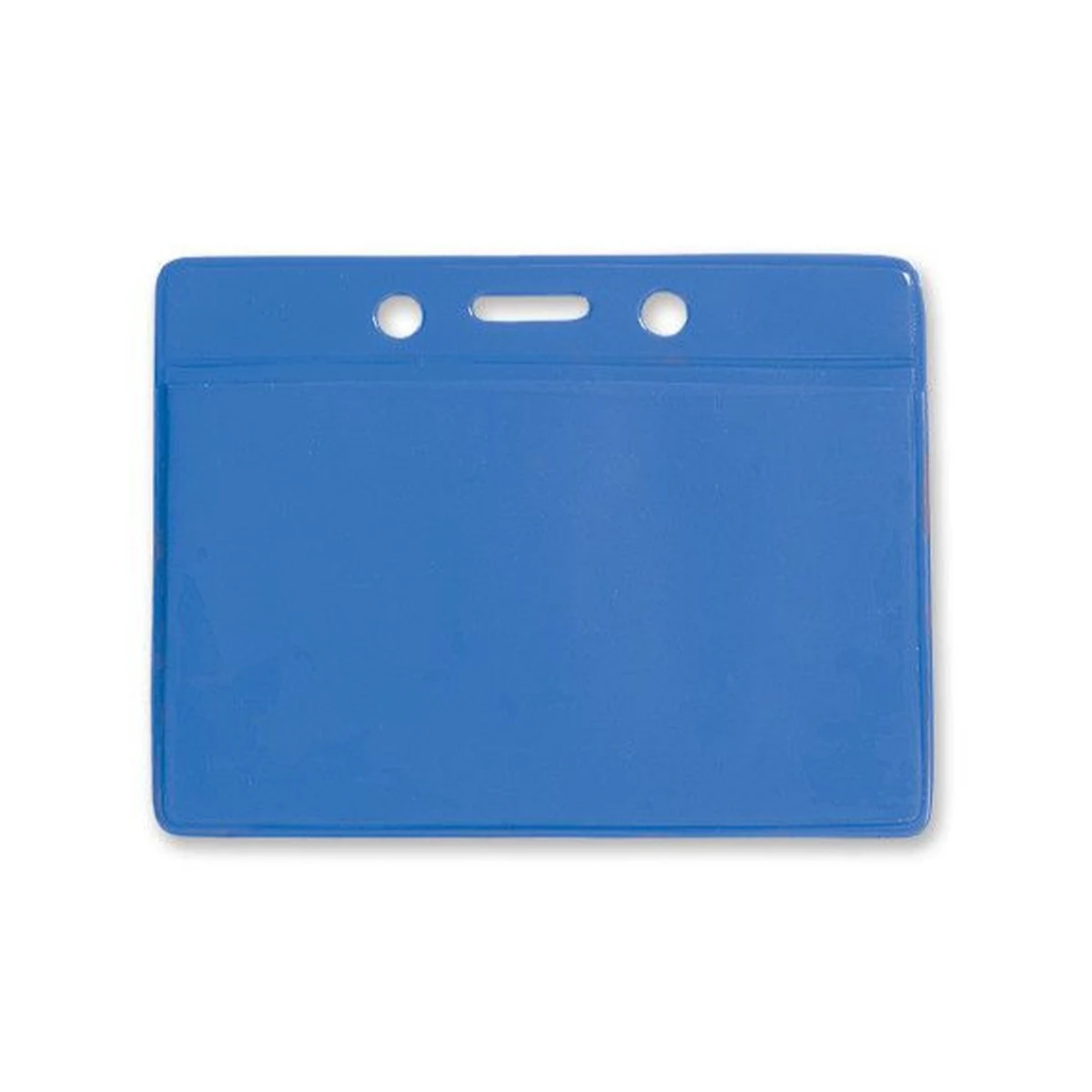 Color Coded Horizontal Top Load Badge Holder, promotional clip with logo imprint 1