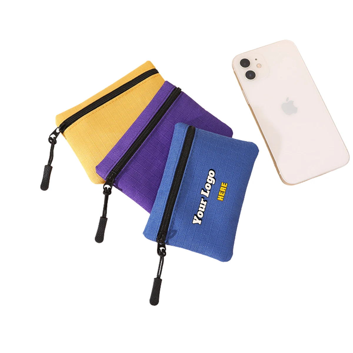 Stylish Mini Zipper Coin Wallet 1