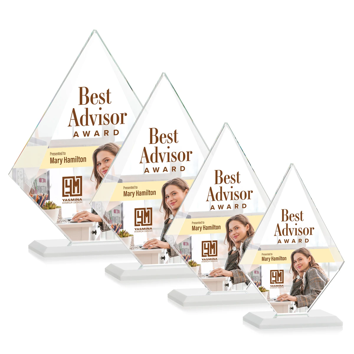 Rideau VividPrint™ Award - White 1