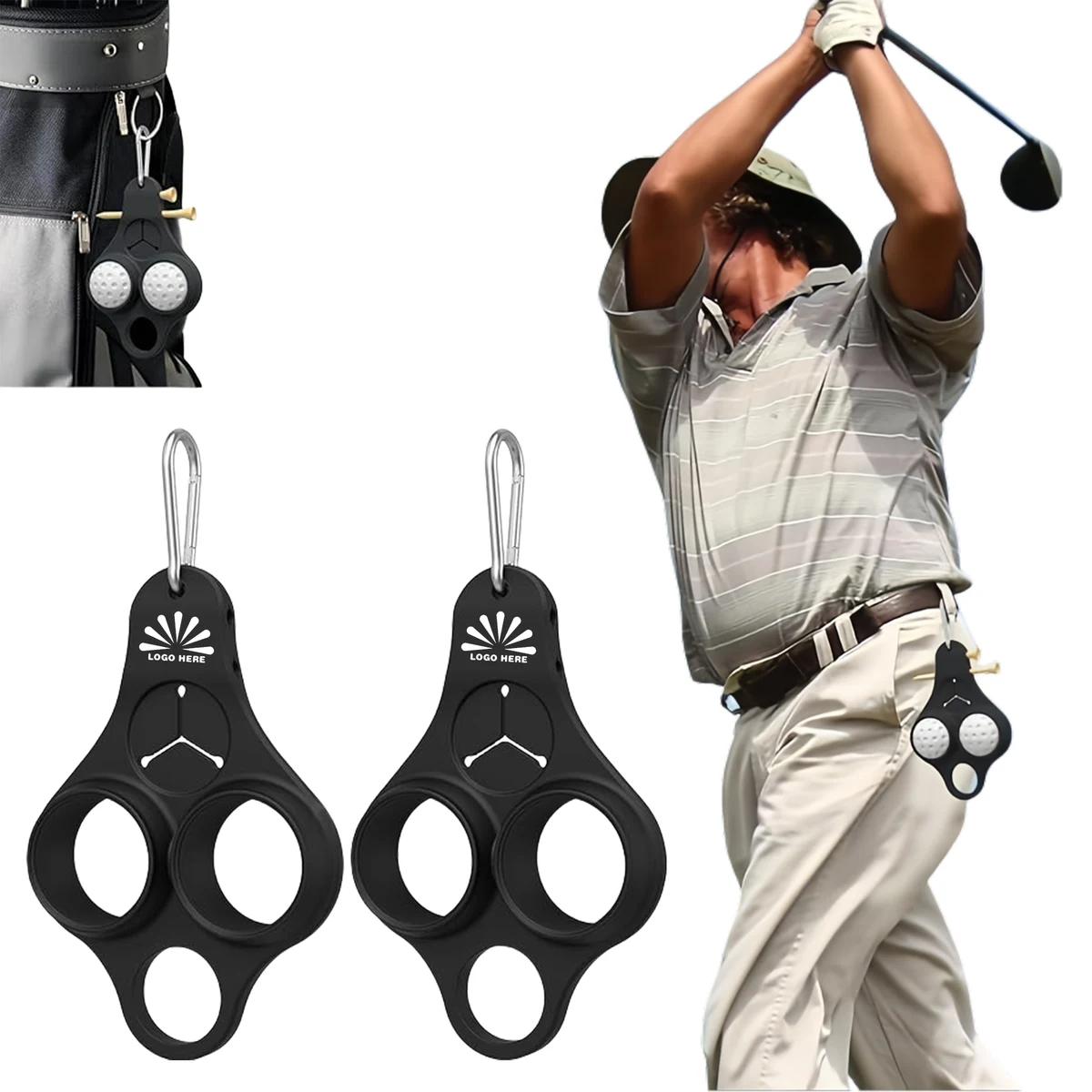 Portable Golf Ball Holder 1