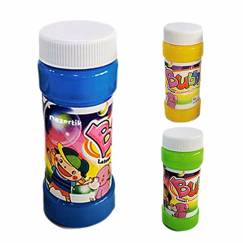 1.7oz Kids Plastic Bubble Solution Bottles DIY Storage