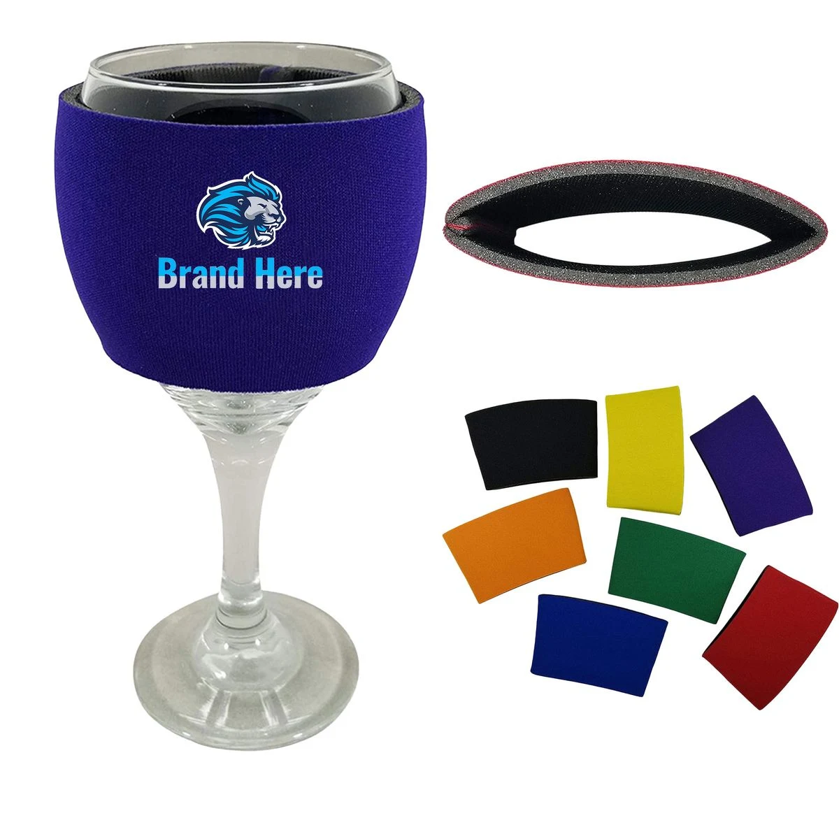 Neoprene Wine Glass Sleeve 1
