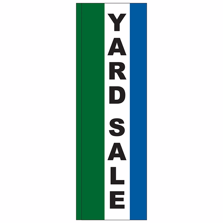 "YARD SALE" 3' x 10' Message Feather Flag