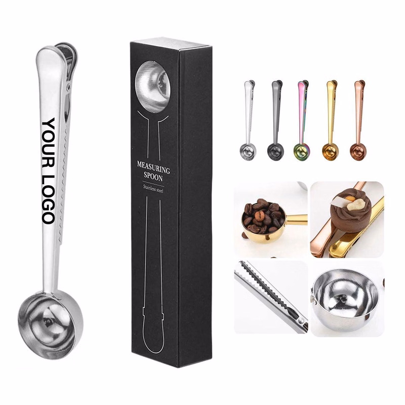 2 in 1 Coffee Scoop and Bag Sealing Clip