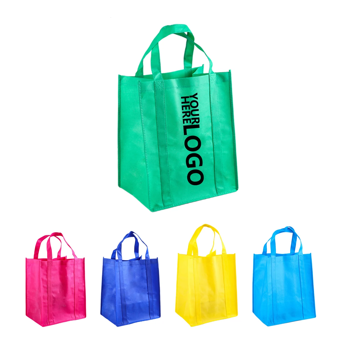 Eco-Friendly Non-Woven Reusable Shopping Bag with Handles 1