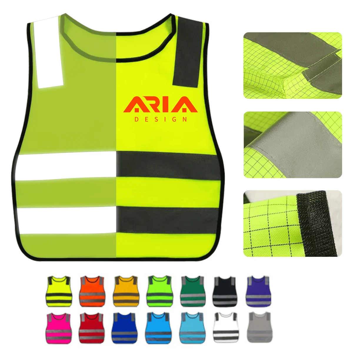 MOQ 10 Youth Safety Vests 1