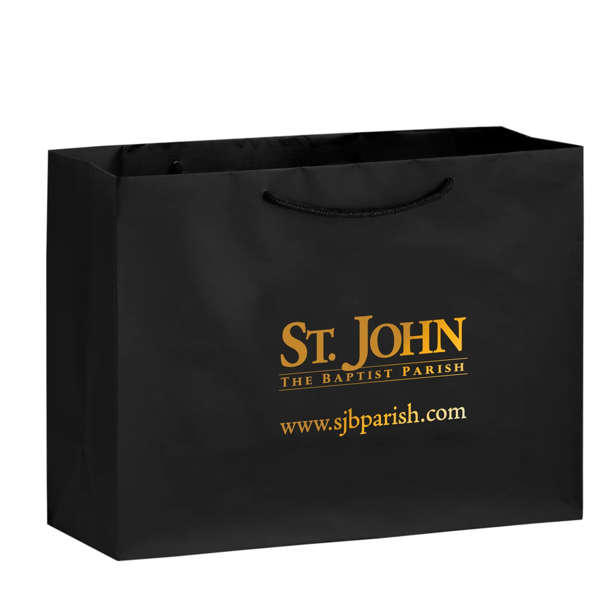 Matte Laminated Euro Tote Bags - Foil Stamped 1