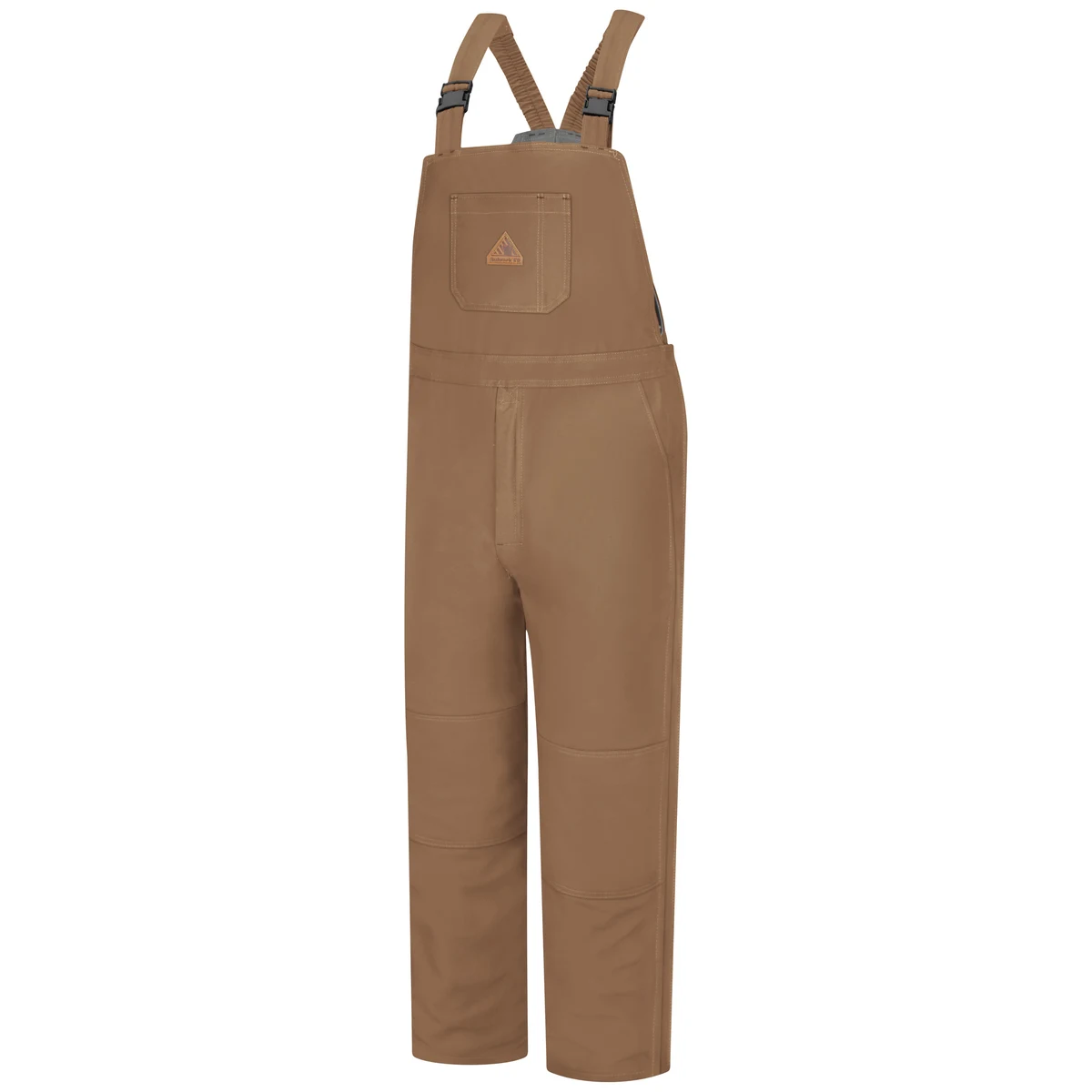 Bulwark® Men's Heavyweight Excel FR® ComforTouch® Deluxe Insulated Brown Duck Bib Overall 1
