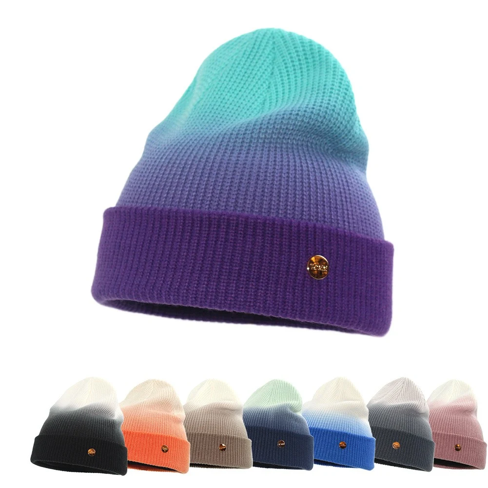Gradient Knitted Hat 1