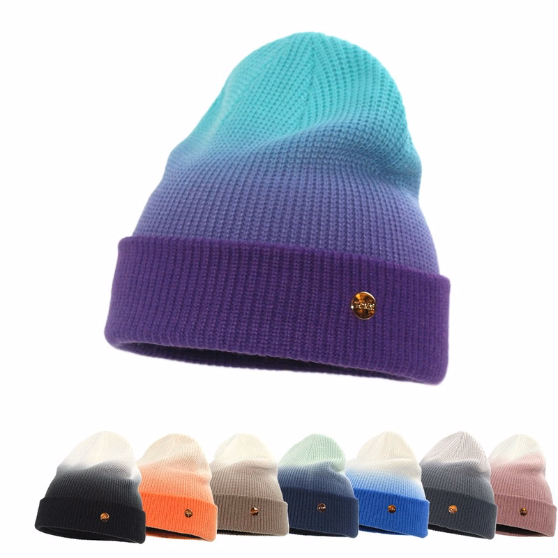 Gradient Knitted Hat