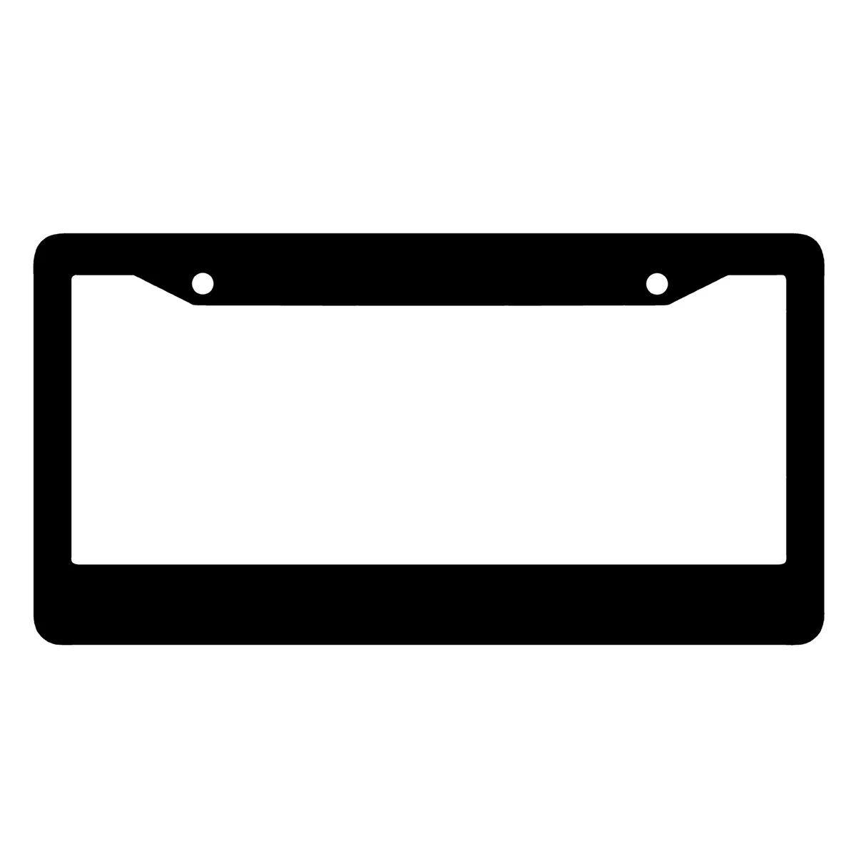 MOQ100 Aluminum Alloy License Plate Frame 1