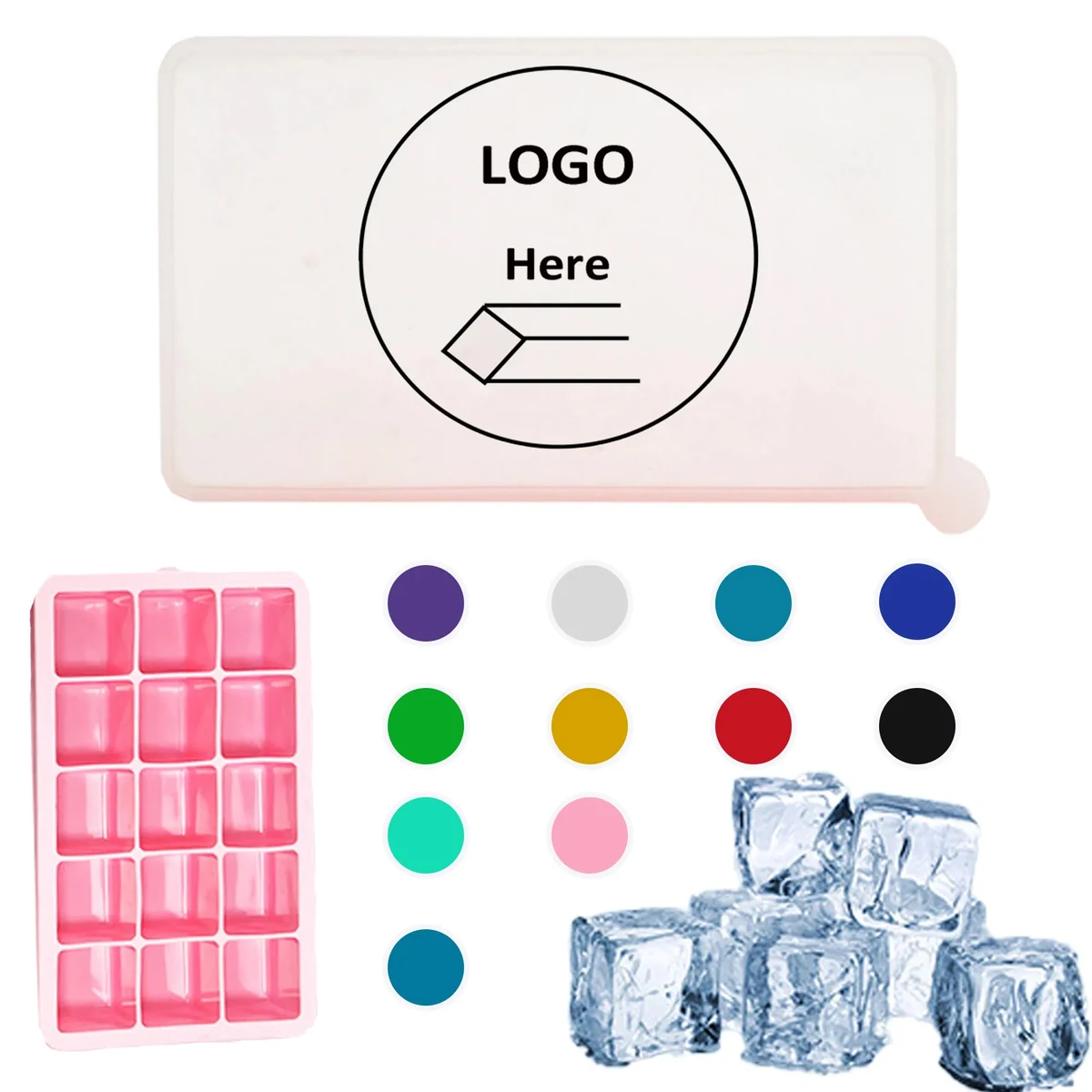 Silicone Ice Making Grid Tray Mold 1