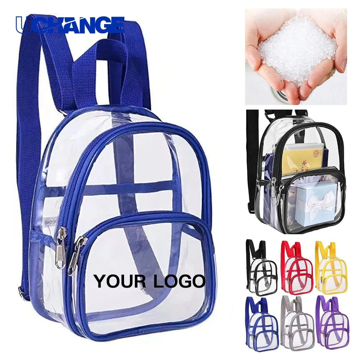 Clear Mini Backpack Bag Waterproof for Concert Use 1