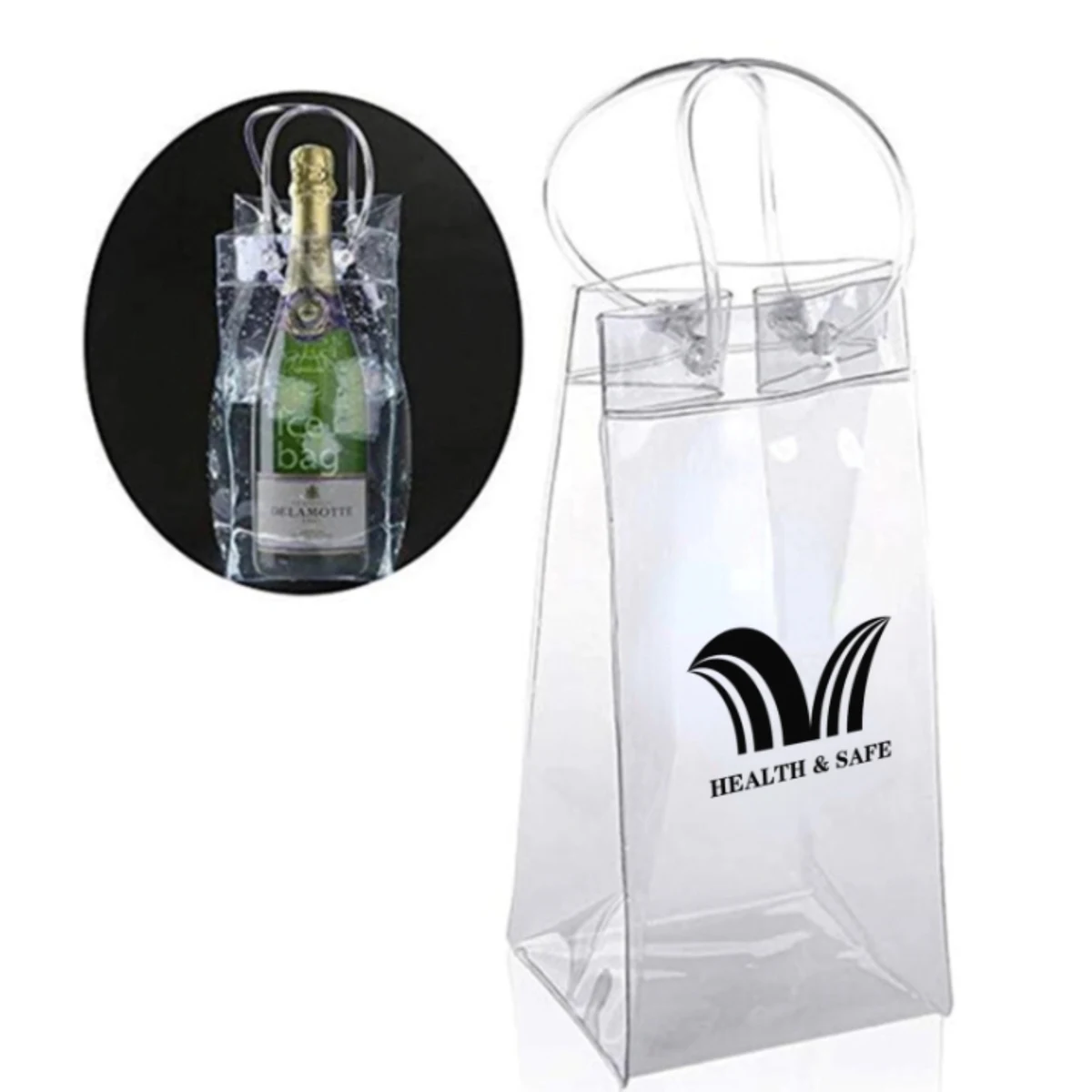 High Quality Pvc Red Wine Gift Ice Bag 1