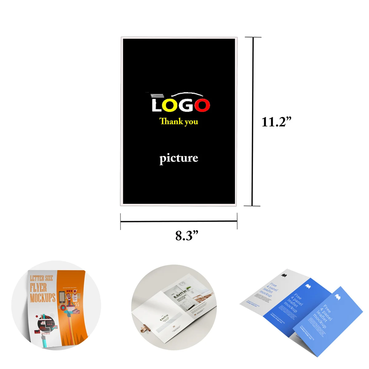 Custom Two-Sided Posters Flyers Menus Booklets 1