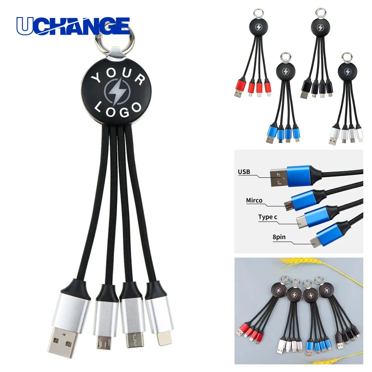 Durable Plastic Universal Charging Cable 1