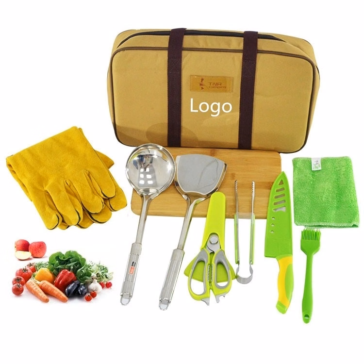 Camp Cookware Utensils Organizer Travel Kit