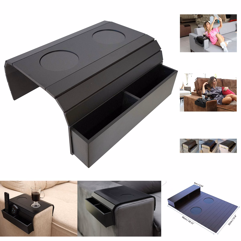 Foldable Sofa/Couch Arm Side Tray