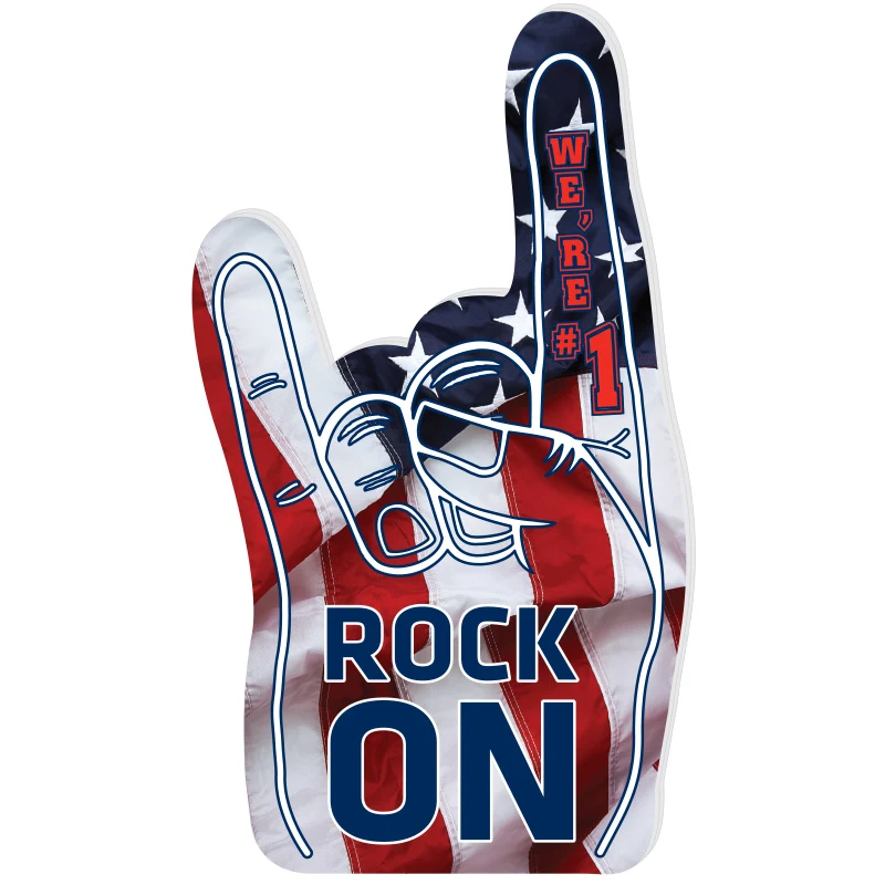 Rock On Full Color EVA Foam Hand 1