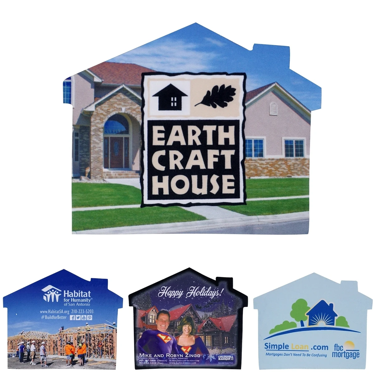 House Shaped Microfiber Cleaning Cloth 1