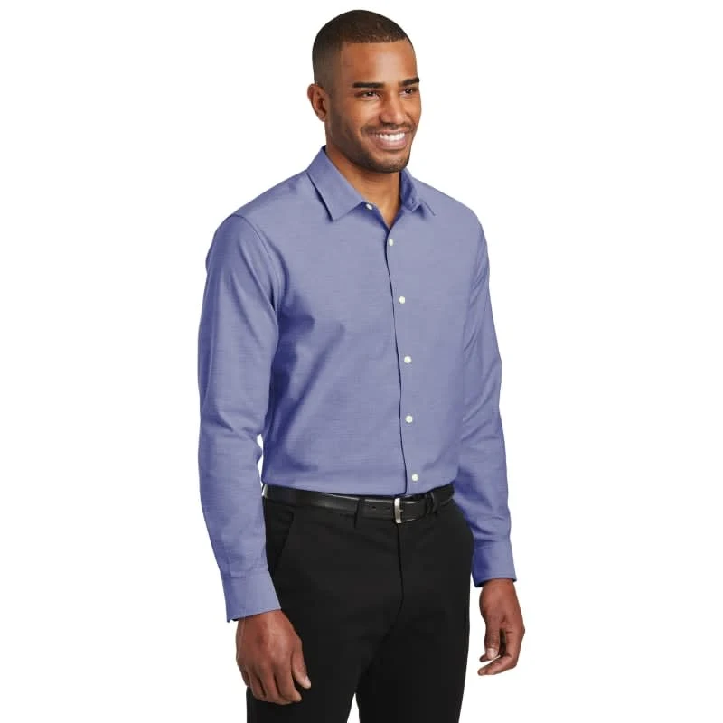 Port Authority Slim Fit SuperPro Oxford Shirt. 1