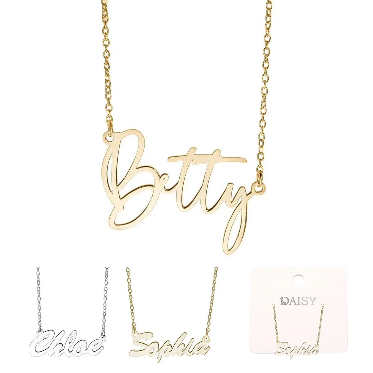 Custom Stainless Steel Name Necklace 1