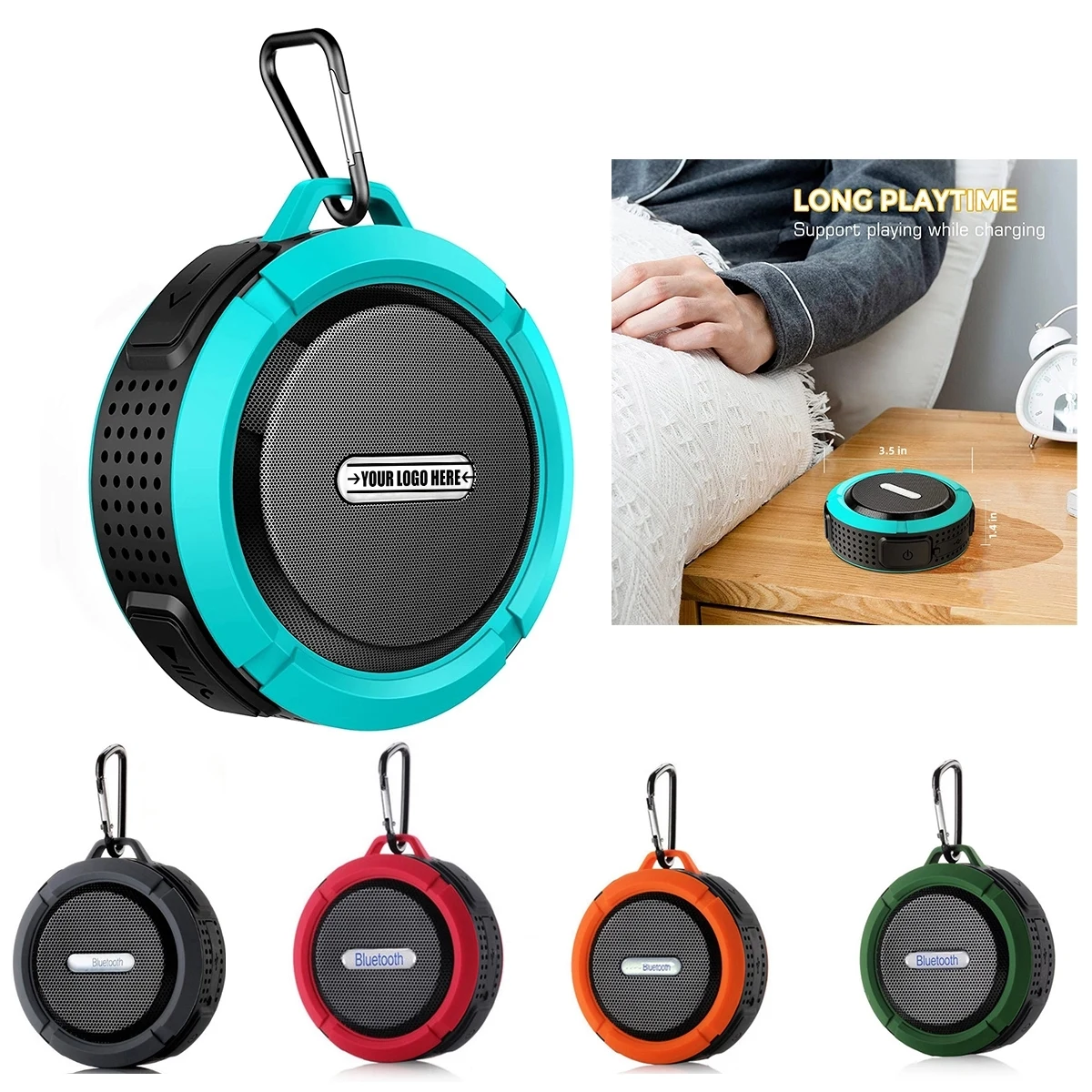 Waterproof Portable Shower Loud Bluetooth Speaker 1