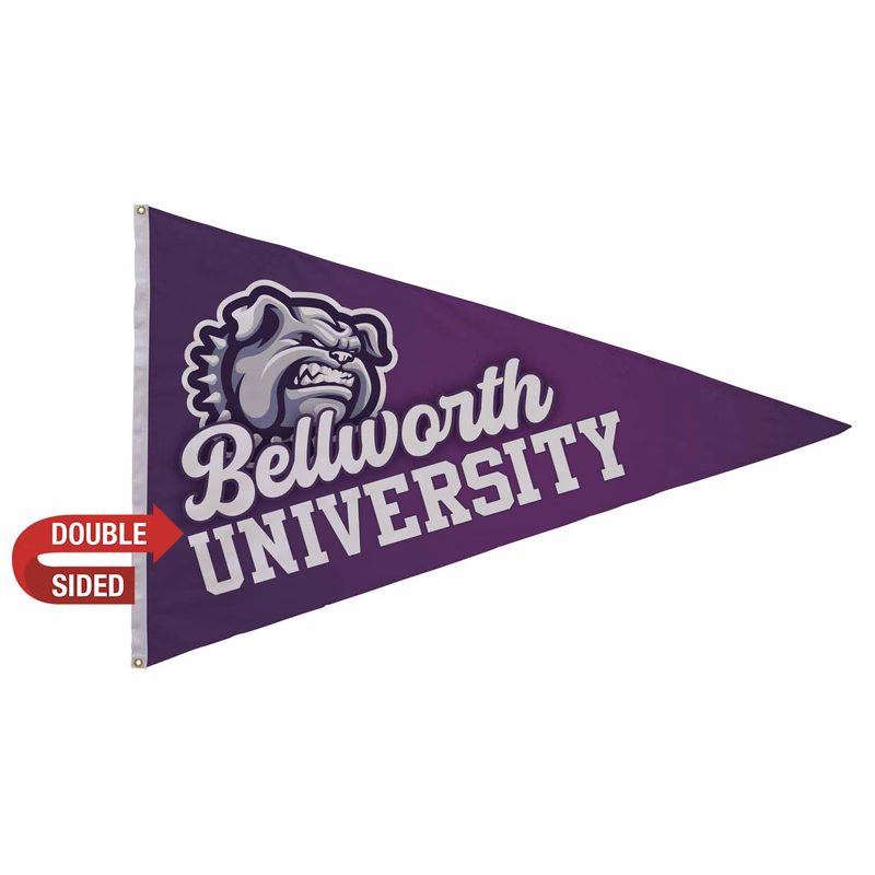 4' x 6' Nylon Pennant Flag Double-Sided