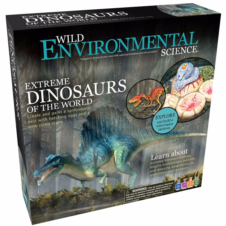 Extreme Dinosaurs of the World Science Kits - Paints Included