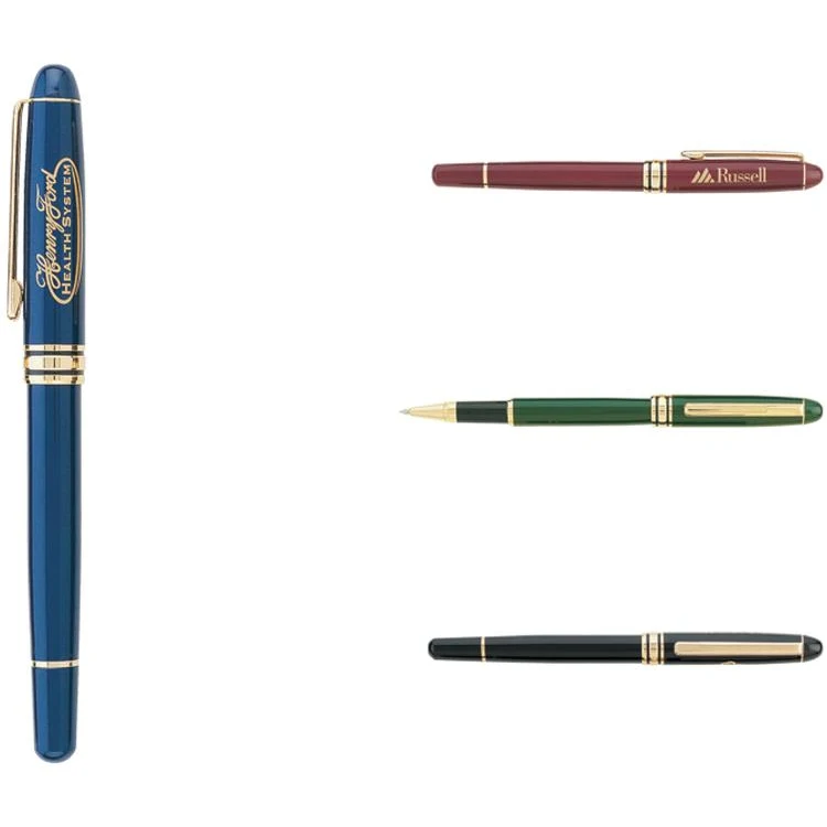 Sat Cap-Off Rollerball Brass Pen 1