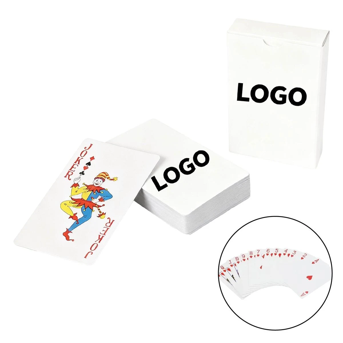 Advertising 320GSM Promotional Playing Cards 1
