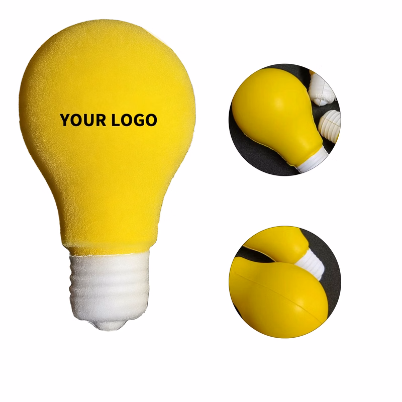 PU Foam Light Bulb Stress Reliever