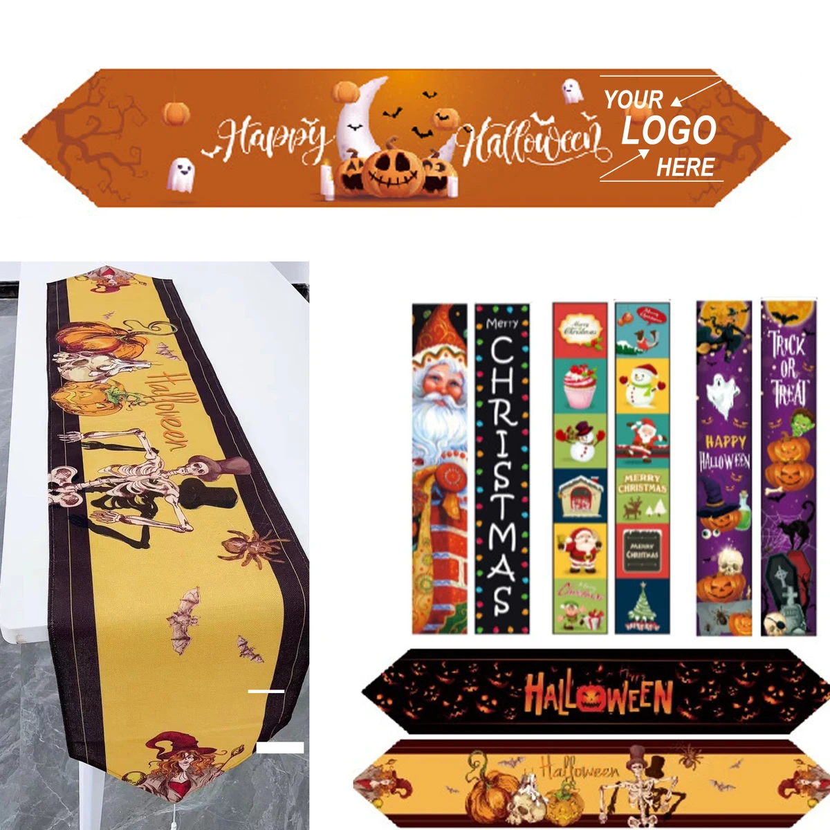 Holiday Tablecloth and Placemats Set 1