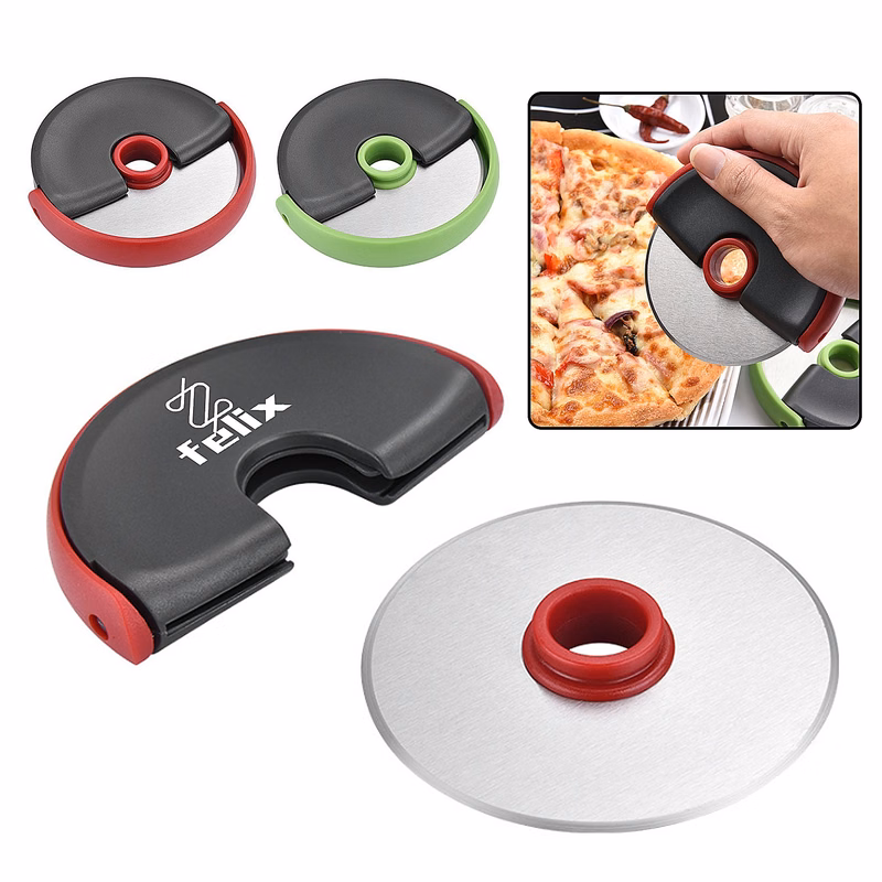 Pizza Cutter Wheel Cake Knife Slicer Sharp Roller Blade