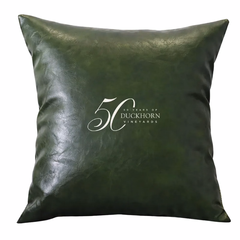 Premium Faux Leather Throw Pillow Cover