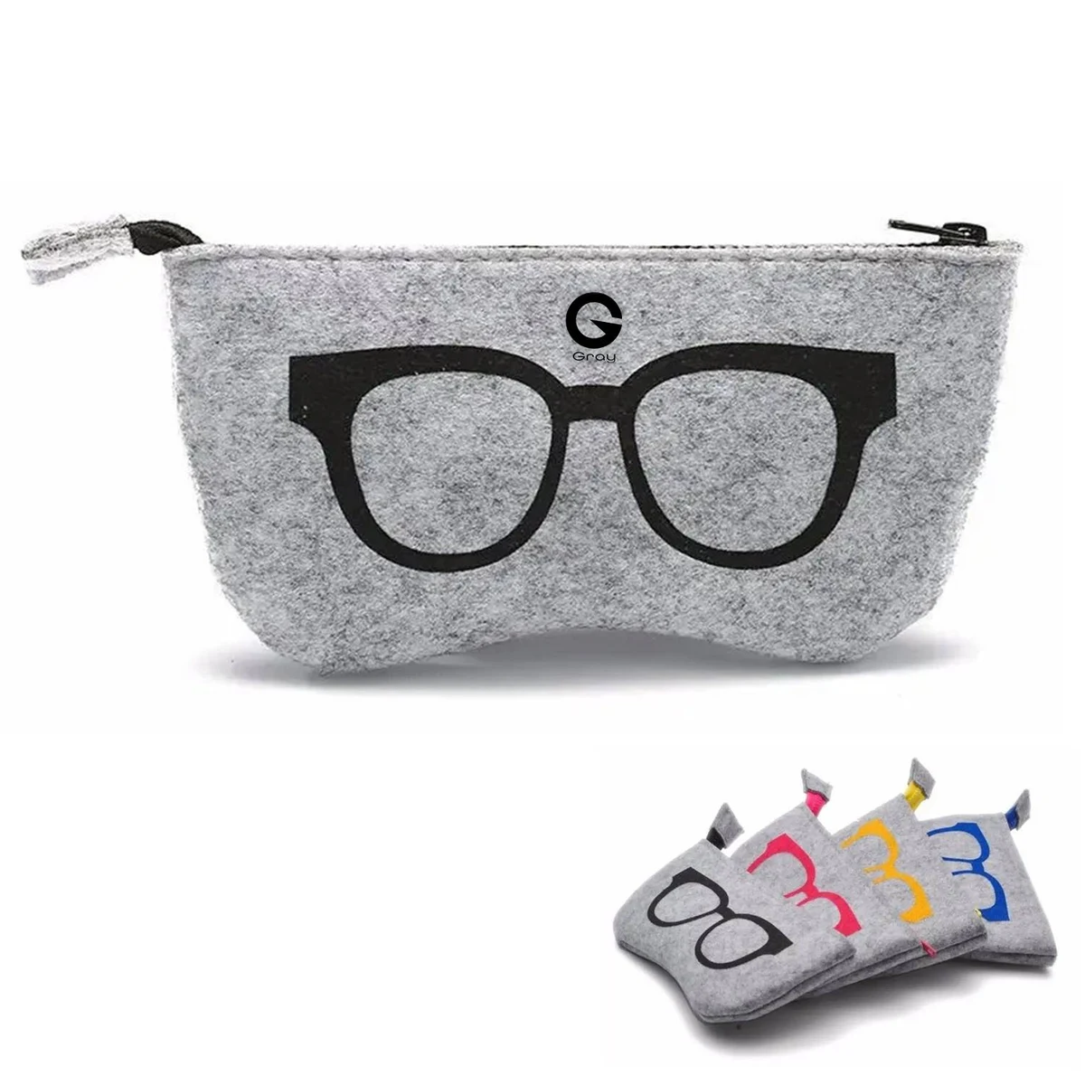 Soft Felt Eyeglass Case 1