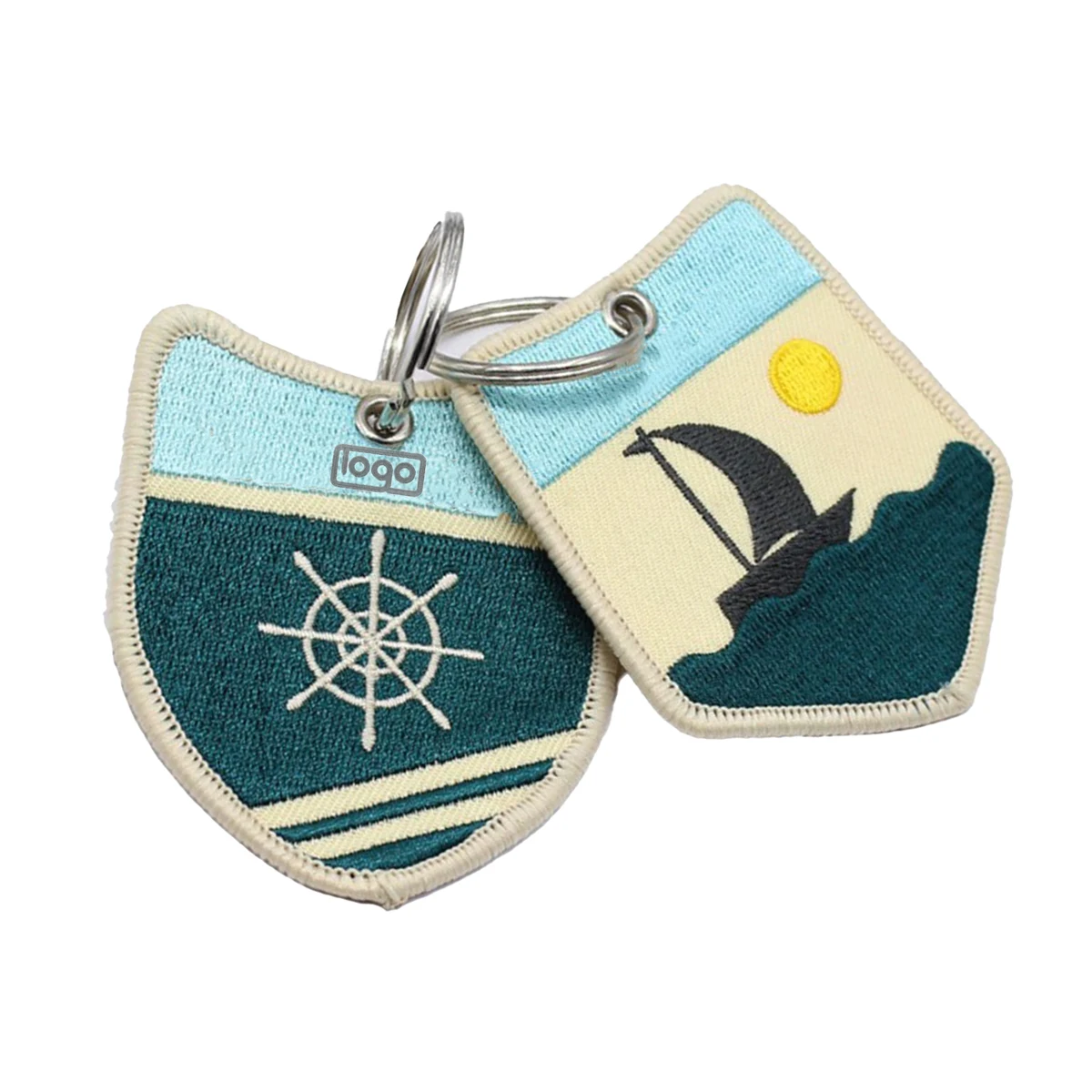 Embroidered Keytag Keychain 1
