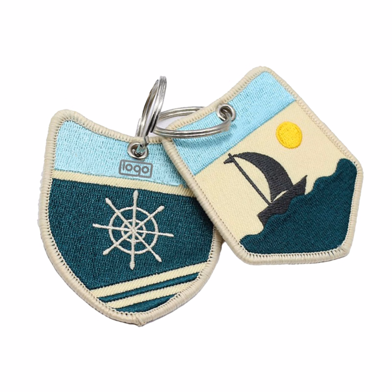 Embroidered Keytag Keychain
