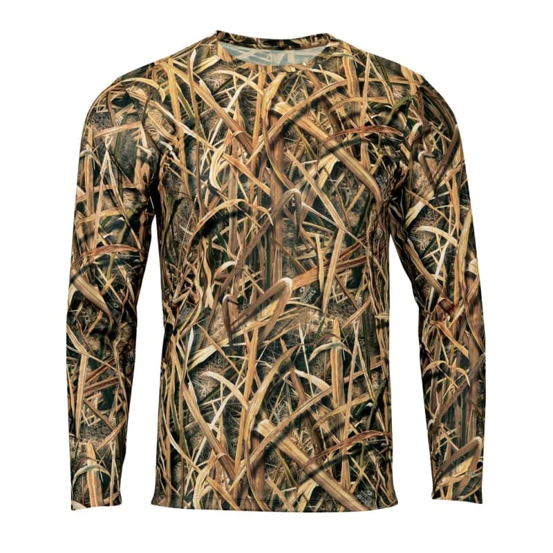 Paragon Men's Oxford Performance Camo Print Long Sleeve T-Shirt - 237 1