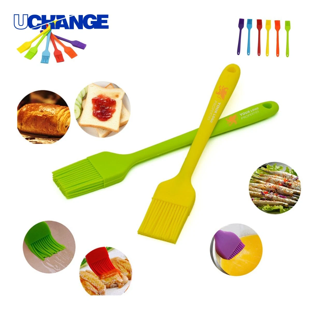 Silicone Heatproof Barbecue Brush for Grilling Use 1