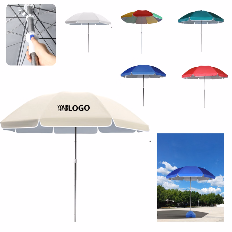 Steel Frame Oxford Cloth Sun Protection Umbrella