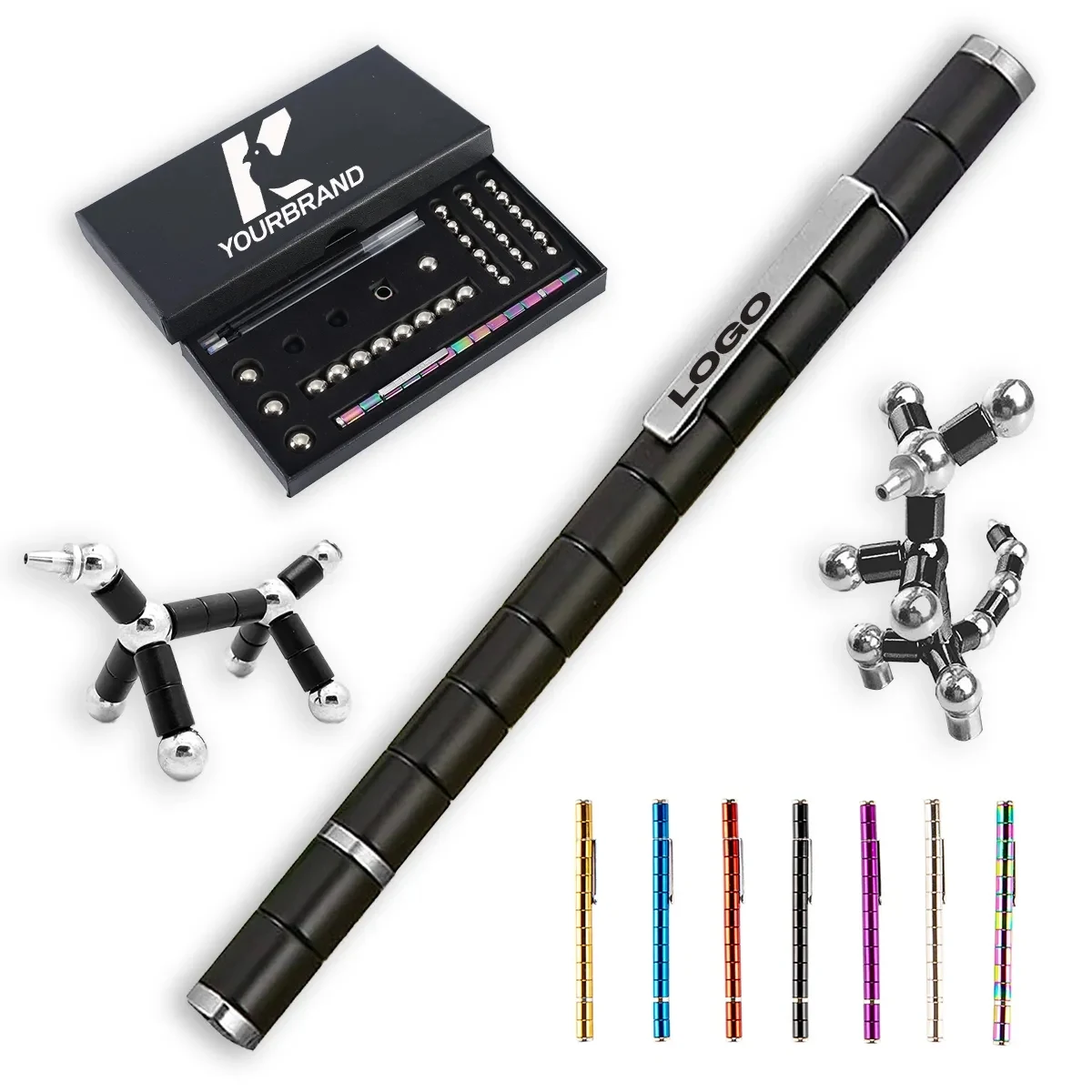 Mutifunction Decompression Magnetic Fidget Pen 1