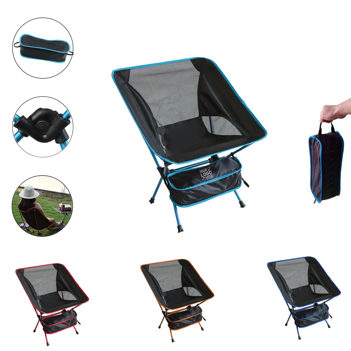 Lightweight Square Beach Chair 1