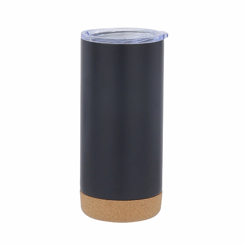 16 Oz Travel Tumblers With Cork Bottom