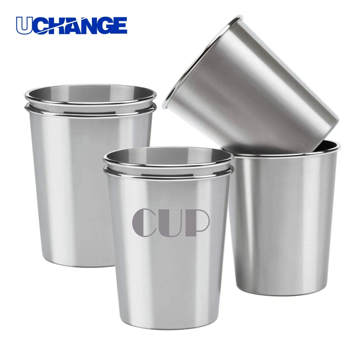 12 Oz Single Wall Stainless Steel Pint Cup Tumbler 1