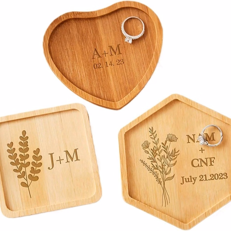 Wooden Jewelry Display Tray
