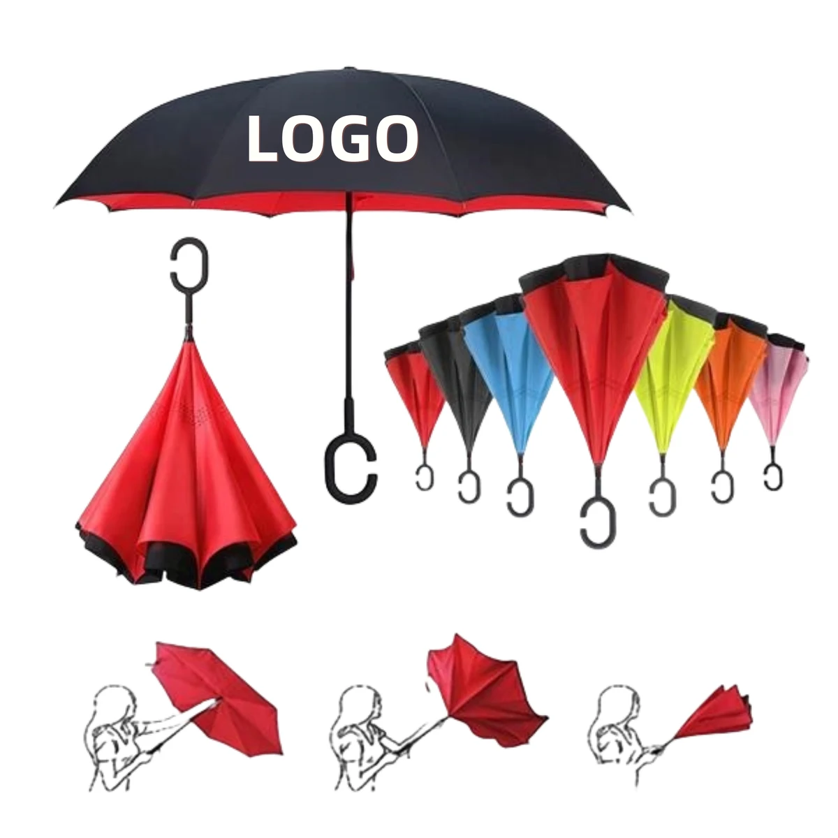 Arc-shaped Reverse Umbrella 1