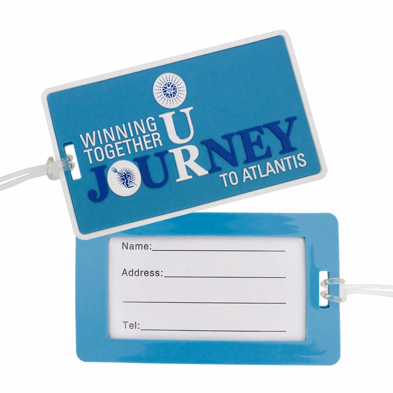 Custom PVC Luggage Tags (Paper Insert)