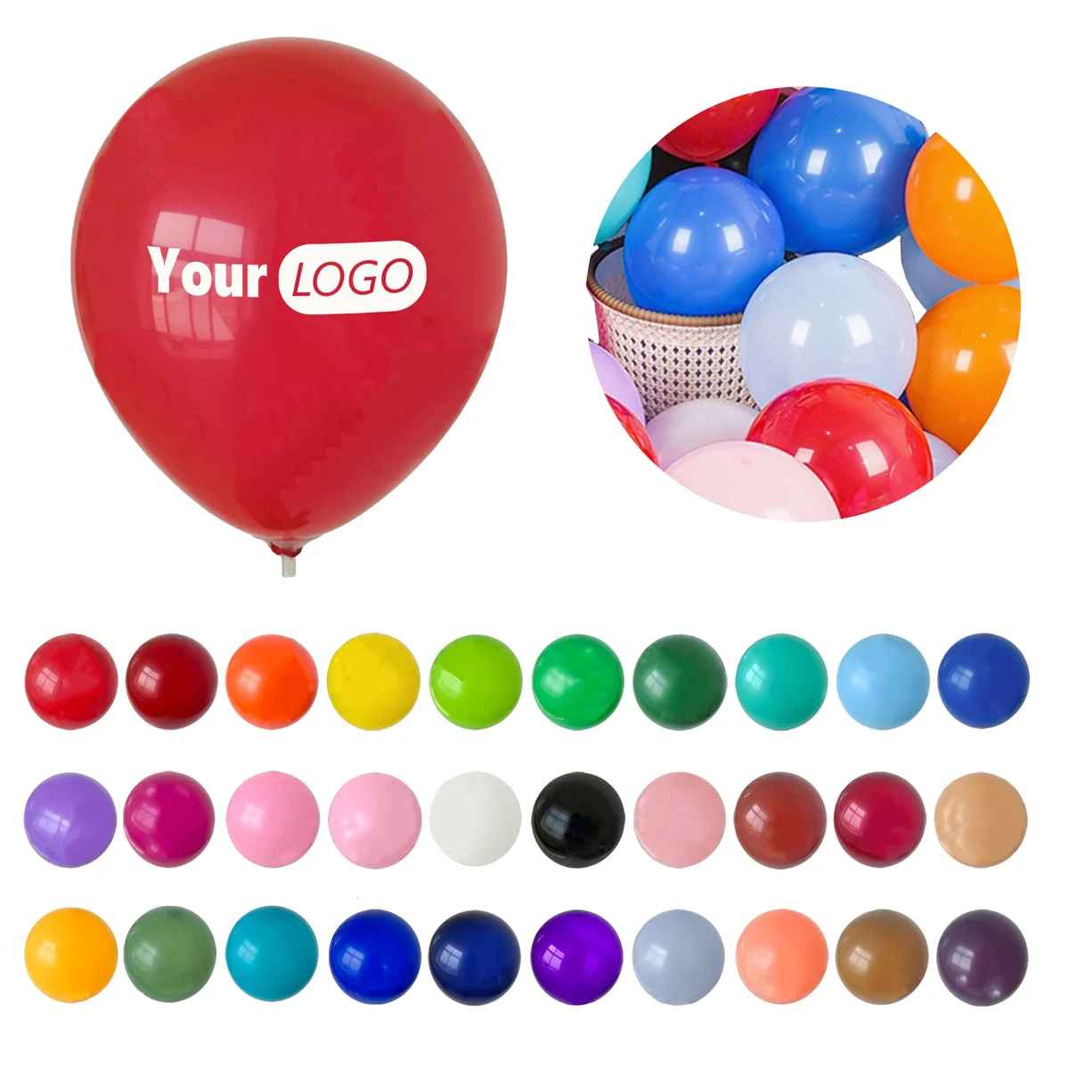 10 Inch Matte Latex Balloons 1