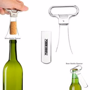 Metal 2 In 1 Wine Bottle Opener Multifunction